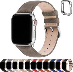 Ремешок Fullmosa для Apple Watch 45 мм 44 мм 42 мм, серии Ultra / SE / SE2 / 8/7/6/5/4/3/2/1, серый слон. цена и информация | Аксессуары для смарт-часов и браслетов | kaup24.ee