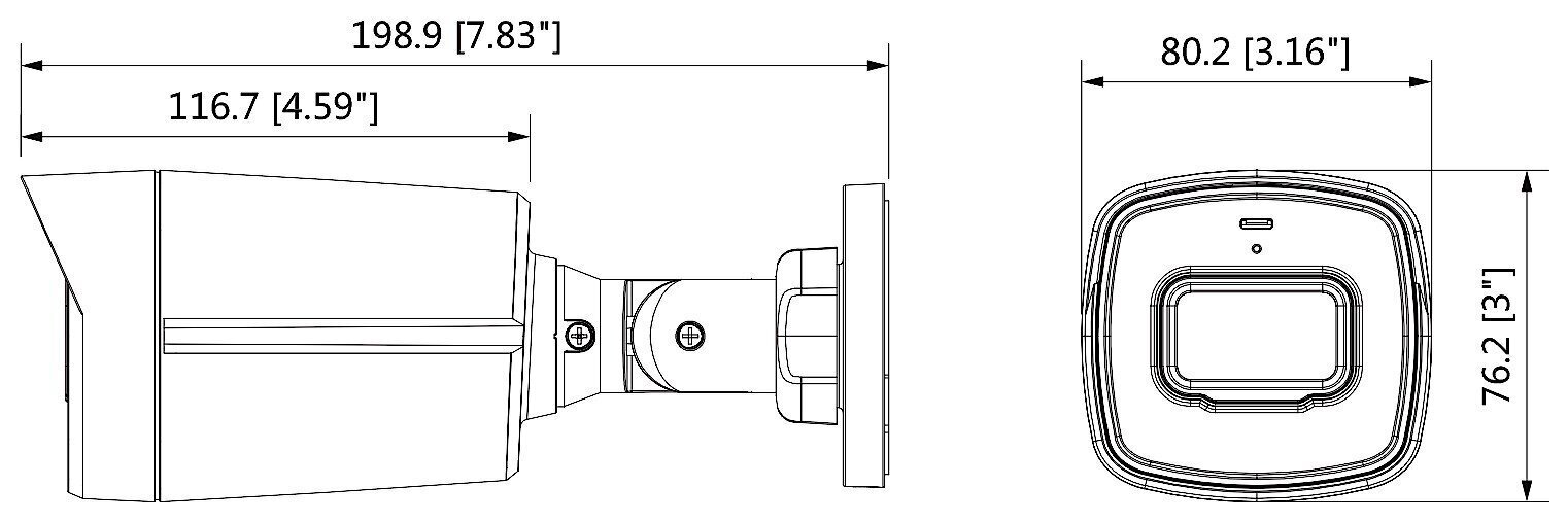 Dahua HAC-HFW1800TL-A-0360B hind ja info | Valvekaamerad | kaup24.ee