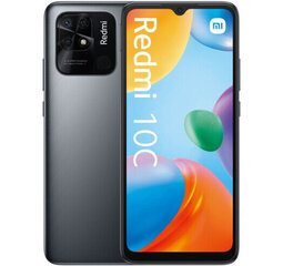 Xiaomi Redmi 10C 4GB|64GB Gray NON-NFC EU цена и информация | Мобильные телефоны | kaup24.ee