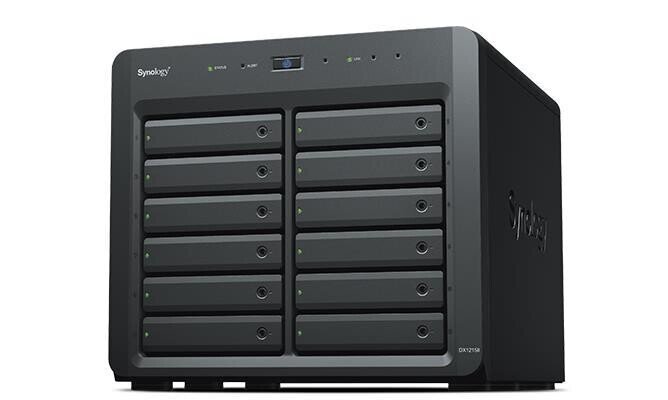 NAS EXPAN TOWER 12BAY/NO HDD DX1215II SYNOLOGY hind ja info | Välised kõvakettad (SSD, HDD) | kaup24.ee