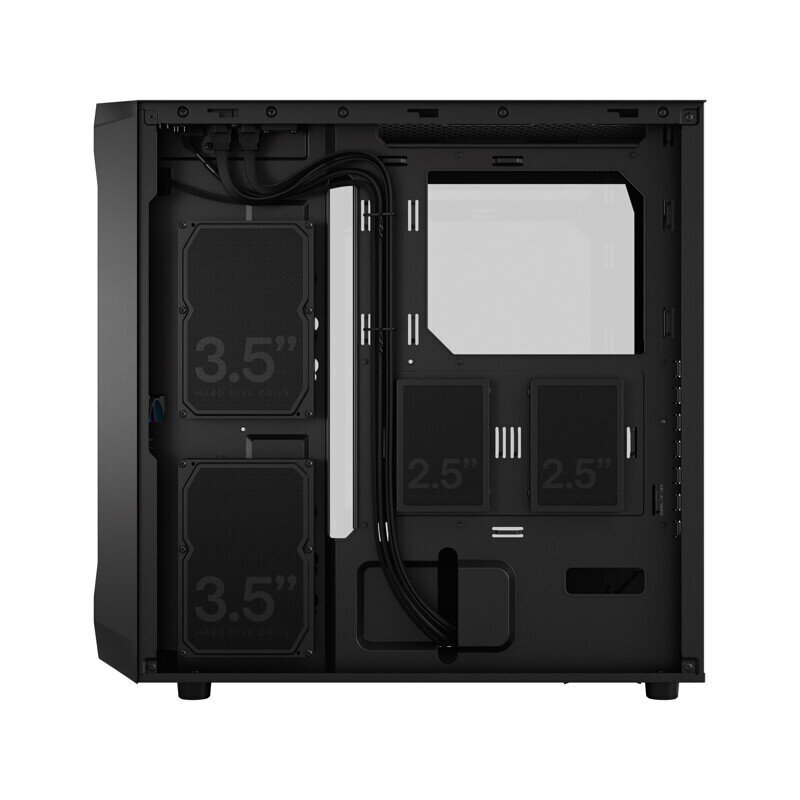 Fractal Design Focus 2 RGB Black TG Clear Tint hind ja info | Arvutikorpused | kaup24.ee