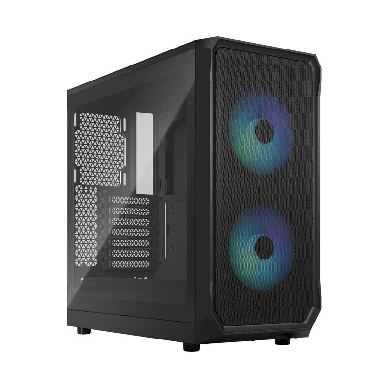 Fractal Design Focus 2 RGB Black TG Clear Tint hind ja info | Arvutikorpused | kaup24.ee