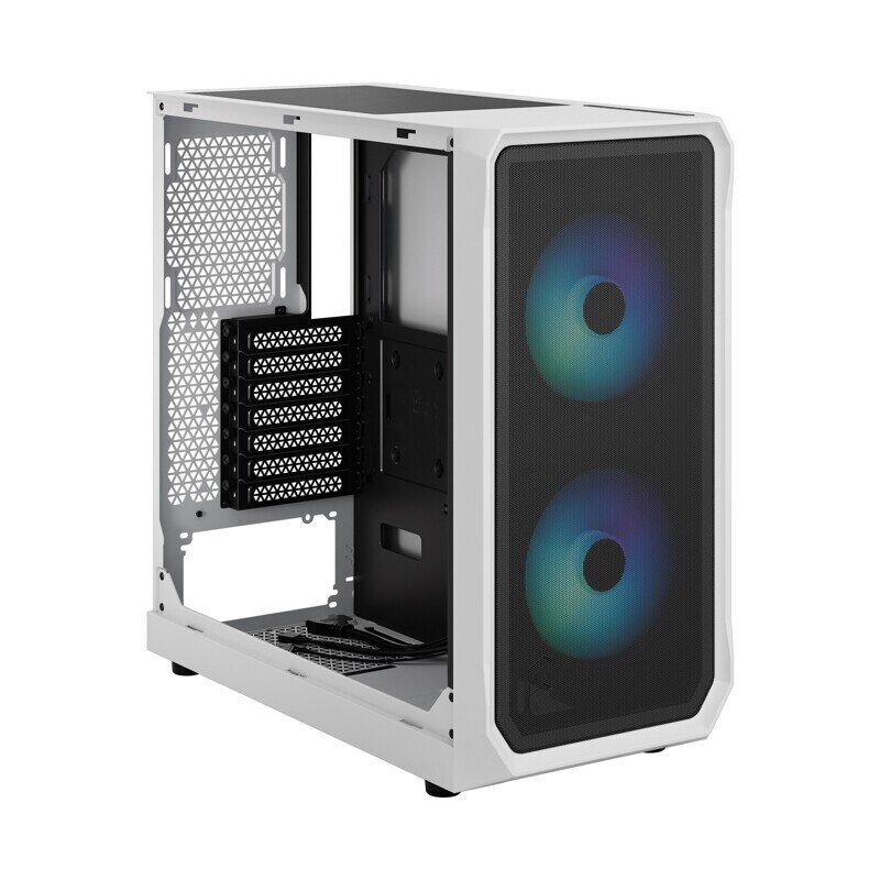 Fractal Design Focus 2 RGB White TG Clear Tint hind ja info | Arvutikorpused | kaup24.ee