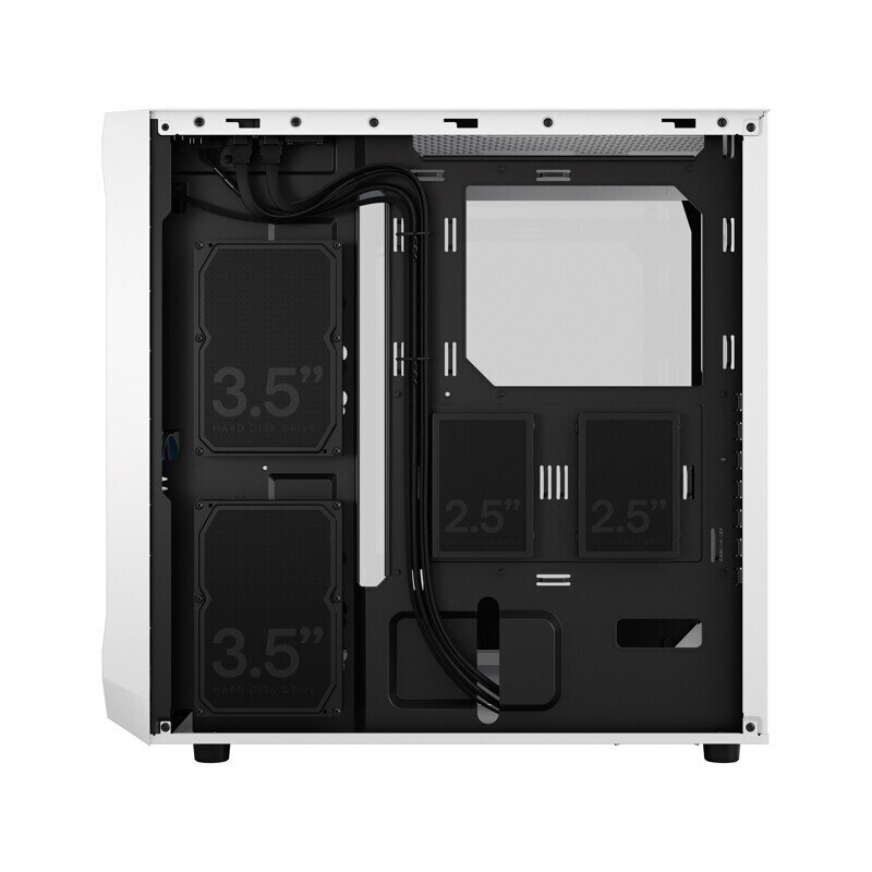 Fractal Design Focus 2 RGB White TG Clear Tint hind ja info | Arvutikorpused | kaup24.ee