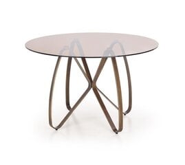 Обеденный стол Lungo, коричневый цена и информация | Кухонные и обеденные столы | kaup24.ee
