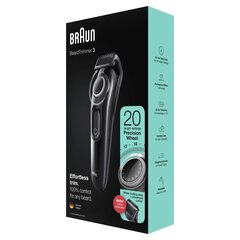 Braun Beard Trimmer 3 BT3322 цена и информация | Машинки для стрижки волос | kaup24.ee