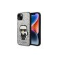 Karl Lagerfeld Glitter Flakes - iPhone 14 Pro 6,1 , hall цена и информация | Telefoni kaaned, ümbrised | kaup24.ee