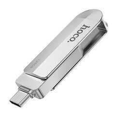 USB-mälupulk HOCO UD10 Wise, USB 3.0/C-tüüp, 16 GB, hõbedane hind ja info | Hoco Andmekandjad | kaup24.ee