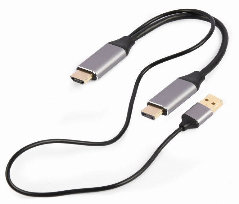 Gembird A-HDMIM-DPM-01 videokaabli adapter 2 m HDMI Type A (Standardne) DisplayPort must цена и информация | USB jagajad, adapterid | kaup24.ee