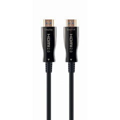 Кабель HDMI GEMBIRD CCBP-HDMI-AOC-50M-02 Чёрный 50 m цена и информация | Кабели и провода | kaup24.ee