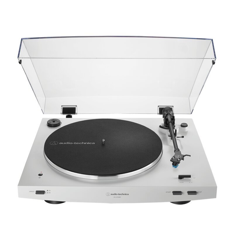 Audio Technica automaatne plaadimängija AT-LP3XBTWH rihmülekanne, valge hind ja info | Vinüülplaadimängijad ja grammofonid | kaup24.ee