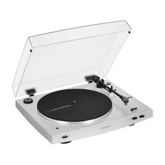 Audio Technica automaatne plaadimängija AT-LP3XBTWH rihmülekanne, valge цена и информация | Проигрыватели для пластинок, патефоны | kaup24.ee