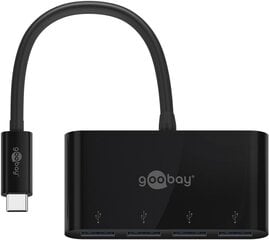 Adapter Goobay 61073 USB-C / USB-A цена и информация | Адаптер Aten Video Splitter 2 port 450MHz | kaup24.ee