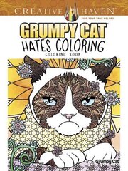 Creative Haven Grumpy Cat Hates Coloring цена и информация | Книги о питании и здоровом образе жизни | kaup24.ee