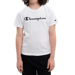 Crewneck t-shirt champion legacy for children's white 306285ww001 306285WW001 цена и информация | Рубашки для мальчиков | kaup24.ee