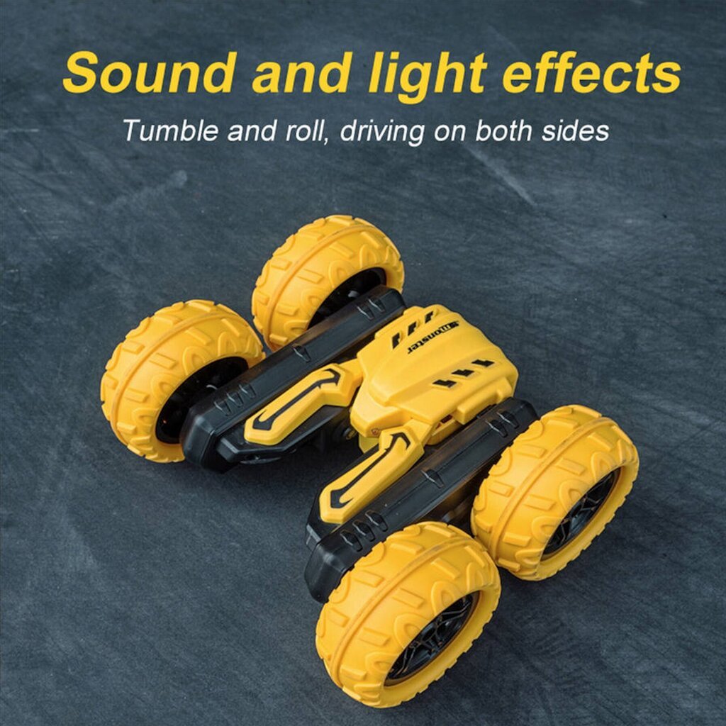 RC stunt võidusõiduauto maastur muusika, LED valgustuse Tornado Stunt Car цена и информация | Poiste mänguasjad | kaup24.ee