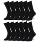Meeste ja naiste sokid Easton Marlowe Premium, mustad, 12 paari hind ja info | Meeste sokid | kaup24.ee