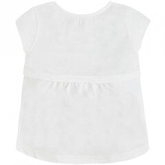 Футболка с короткими рукавами для девочек Mayoral, белая цена и информация | Рубашки для девочек | kaup24.ee