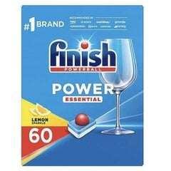 Nõudepesumasina tabletid Finish Powerball Essential Lemon, 60 tk. цена и информация | Средства для мытья посуды | kaup24.ee