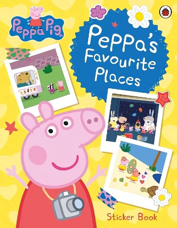 Peppa Pig: Peppa's Favourite Places: Sticker Scenes Book цена и информация | Väikelaste raamatud | kaup24.ee