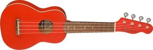Sopran ukulele Fender Venice Fiesta Red hind ja info | Kitarrid | kaup24.ee