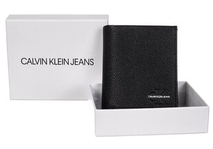 Meeste rahakott Calvin Klein MICRO PEBBLE SMALL N/S TRIFOLD BLACK K50K507227 BDS 36942 цена и информация | Мужские кошельки | kaup24.ee