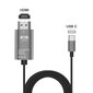 USB-C to HDMI UltraHD 4K@60Hz Cable 1.8m hind ja info | Kaablid ja juhtmed | kaup24.ee