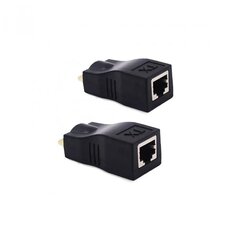 HDMI 2.0 Extender RJ45 / cat5e/6 / 30m / 4K hind ja info | USB jagajad, adapterid | kaup24.ee