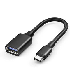 USB-C на USB 3.0 OTG Провод / 20см цена и информация | Адаптеры и USB-hub | kaup24.ee