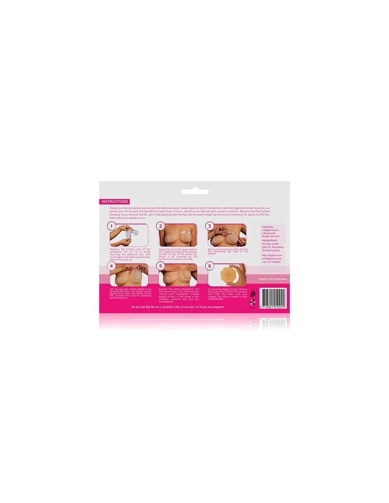 Bye bra - breast lift & silk nipple covers d-f 3 pairs hind ja info | Rinnahoidjad | kaup24.ee