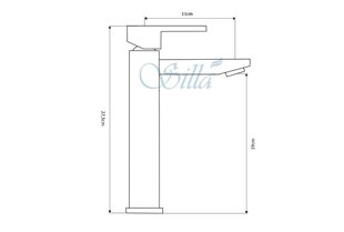 Valamusegisti S-1041 Premium, Chrome hind ja info | Vannitoa segistid | kaup24.ee