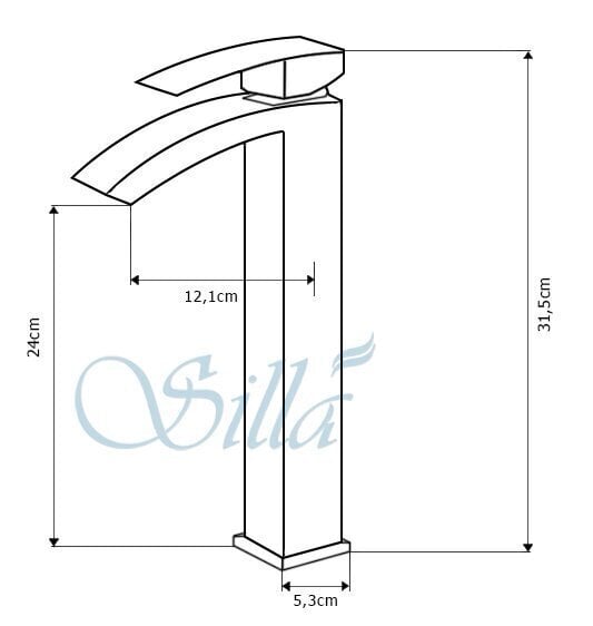 Valamusegisti S-1020HB Premium, Black hind ja info | Vannitoa segistid | kaup24.ee