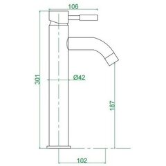 Valamusegisti S-2000 Premium, Chrome hind ja info | Vannitoa segistid | kaup24.ee