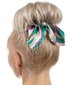 Scrunchie juuksepael dekoratiivse salliga, roheline цена и информация | Juuste aksessuaarid | kaup24.ee