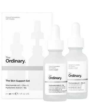 The Ordinary Facial Serum Set: сыворотки с гиалуроновой кислотой и ниацинамидом цена и информация | Сыворотки для лица, масла | kaup24.ee