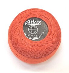 Heegelniit Atlas, värvus punane 0072A hind ja info | Kudumistarvikud | kaup24.ee