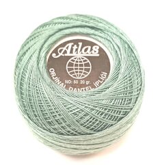 Нитки для вязания Atlas, цвет зеленый 0074A цена и информация | Принадлежности для вязания | kaup24.ee