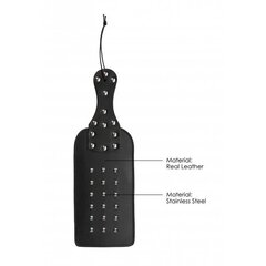 Studded Paddle Black цена и информация | БДСМ и фетиш | kaup24.ee