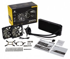 CORSAIR Hydro Series H100x Liquid Cooler hind ja info | Vesijahutused - komplektid | kaup24.ee