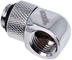 Alphacool 90 ° swivel fitting, 1/4", Chrome (17249) цена и информация | Водяное охлаждение - аксессуары | kaup24.ee