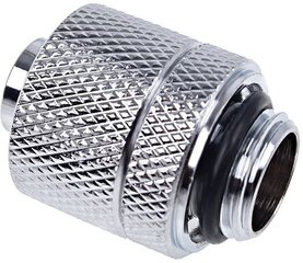 Alphacool Adapter 1/4" - 13/10mmm, Chrome (17227) цена и информация | Водяное охлаждение - аксессуары | kaup24.ee