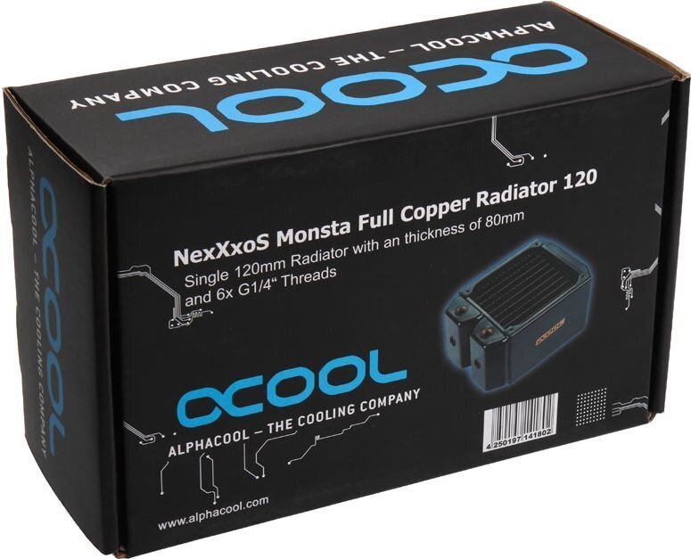 Alphacool Cooler NexXxoS Monsta 120 mm (35314) hind ja info | Vesijahutused - lisaseadmed | kaup24.ee