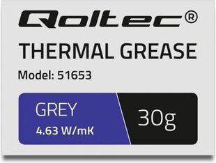 Qoltec Thermal grease 4.63W / m-K, 30g hind ja info | Termopastad | kaup24.ee