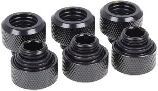 Alphacool Fitting 1/4" - 13mm, 6 pieces (17377) цена и информация | Водяное охлаждение - аксессуары | kaup24.ee