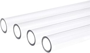 Alphacool HardTube tubes PETG, 80cm 13/10мм, прозрачные, 4 шт. (18512) цена и информация | Водяное охлаждение - аксессуары | kaup24.ee