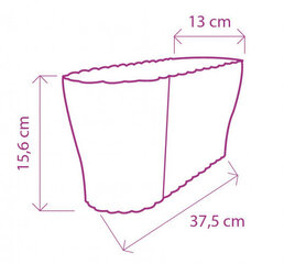 Lillepott 38cm Triola, antratsiit hind ja info | Lillekastid | kaup24.ee