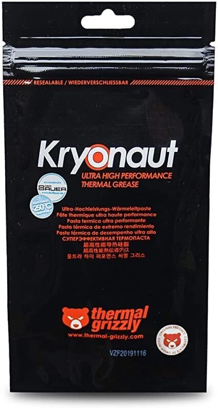 Thermal Grizzly Kryonaut thermal grease, 1g (TG-K-001-RS) цена и информация | Termopastad | kaup24.ee