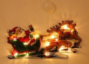 Jõulukaunistused – Jõuluvana kelk цена и информация | Рождественские украшения | kaup24.ee