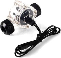 BitsPower 1/4 inch flow sensor - Black Mattee (BP-FS- CLBKMBK) цена и информация | Водяное охлаждение - аксессуары | kaup24.ee