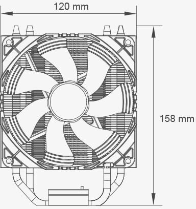 Cooler Master Hyper 212X (RR-212X-17PK-R1) hind ja info | Protsessori jahutid | kaup24.ee